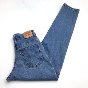 Vintage Levi's 550 Jeans Relaxed Fit Tapered Leg size 8L length 32" READ DESC.